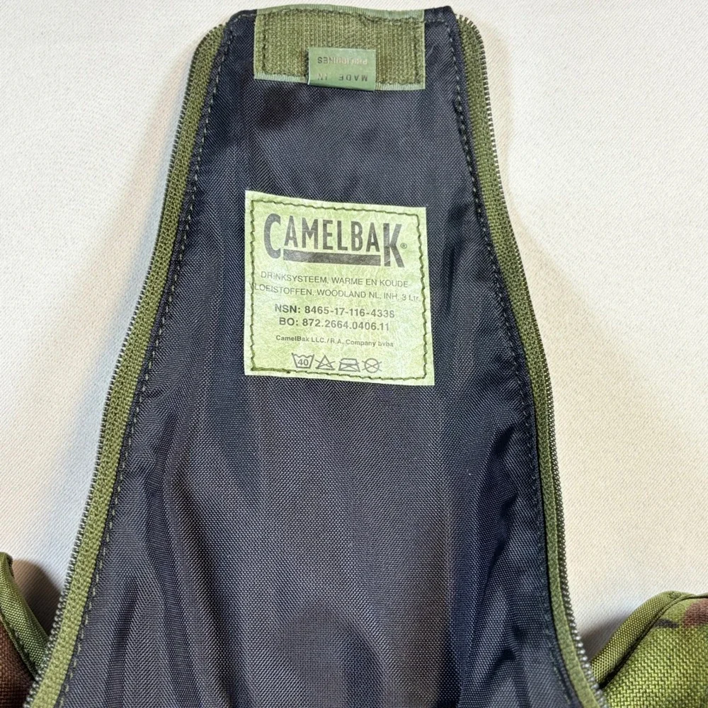 NEW Dutch Military CamelBak ThermoBak 3L Woodland DPM Hydration Pack + Full Kit